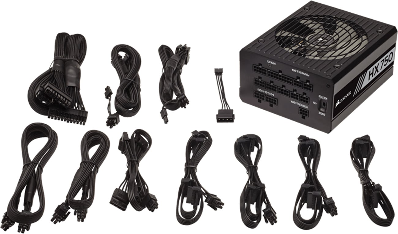Corsair HX750 750W 80 Plus Platinum - Zasilacze do komputera